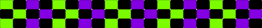 Purple and green - green,purple