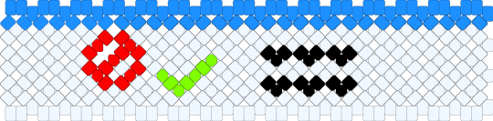 wrong and right xbase - white,light blue,xbase,cuff,nostalgia,tick,cross,anti,dreamcore,weirdcore