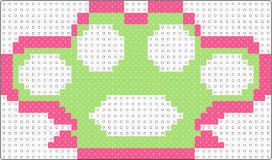 Pink+green brass knuckles - pink,green