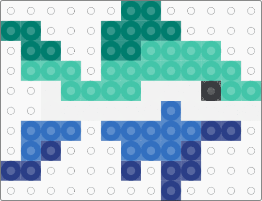 Gay fish - teal,blue,gay,fish,pride,mlm
