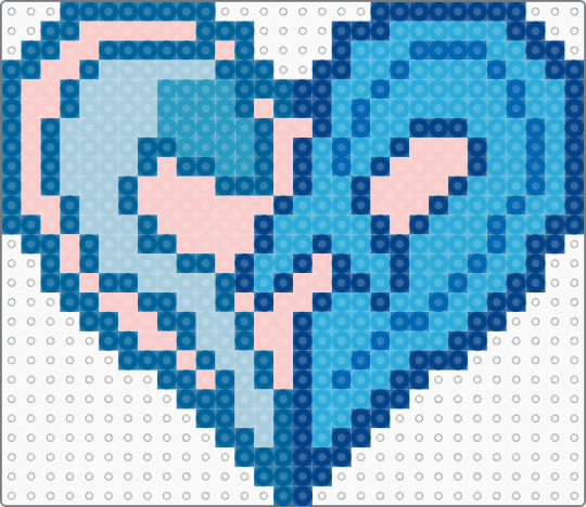Vaporeon and Glaceon - blue,light blue,vaporeon,glaceon,pokemon,heart