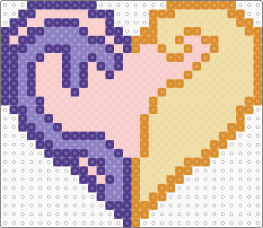 Espeon and Flareon - beige, espeon, flareon, heart, pokemon, purple