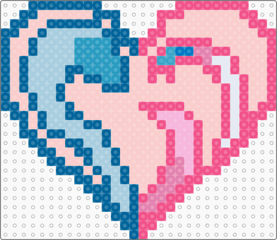 Glaceon and sylveon - pink,beige,glaceon,sylveon,heart,pokemon