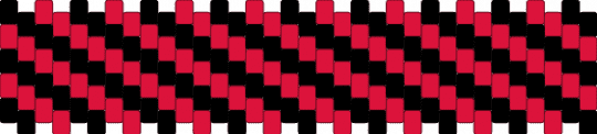 Red and black stripe - black,red