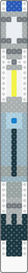 10th doctors screwdriver - gray,light blue