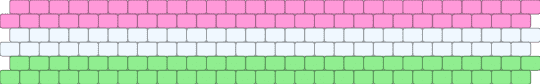 mochi/dango - pink,teal,mochi,dango,kawaii,cute,white,green,peyote