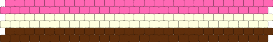 Neapolitan cuff - pink,brown,neapolitan,ice cream,cuff,white,cute,kawaii
