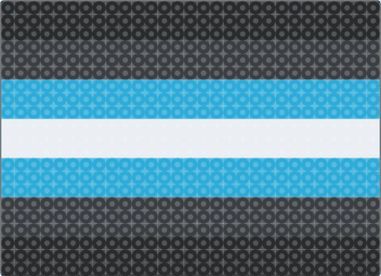 Demiboy flag - light blue,white