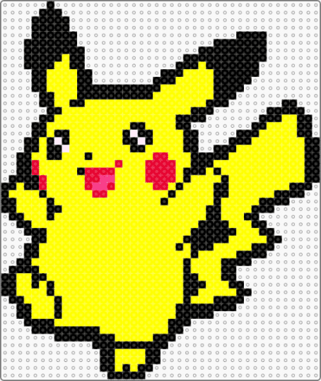 big pikachu - animal, character, lightning, pikachu, pokemon, tail, tv show, video game, yellow