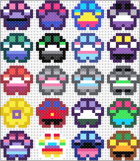 Small pride charms