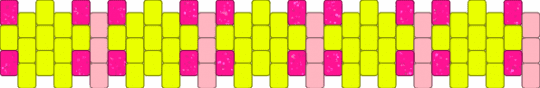 kirby star multi stitch cuff - yellow,pink,kirby,stars,multi stitch,cuff