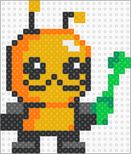 castle crashers alien - alien, alien hominid, castle crashers, character, newgrounds, orange, space, video game