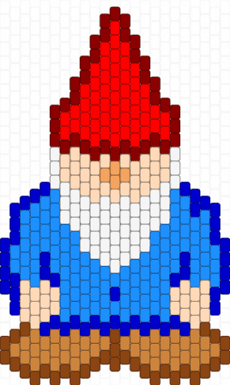 gnome (COTD) - red,light blue,gnome,cotdgnomes