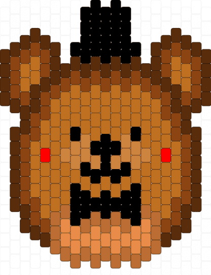 freddy fatbear - tan,brown,freddy fazbear,fnaf,five nights at freddys,chibi,charm,character,video game