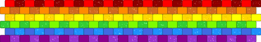 sparkly rainbow stripe cuff - red,orange,yellow,green,peyote stitch,cuff,rainbow,colorful,stripes,sparkly,pride