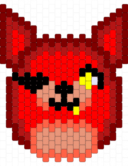 chibi foxy - red,brown,chibi,fnaf,foxy,five nights at freddys,video game,character