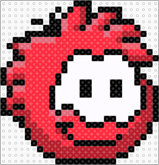 red puffle club penguin - character, club penguin, happy, puffle, red, white