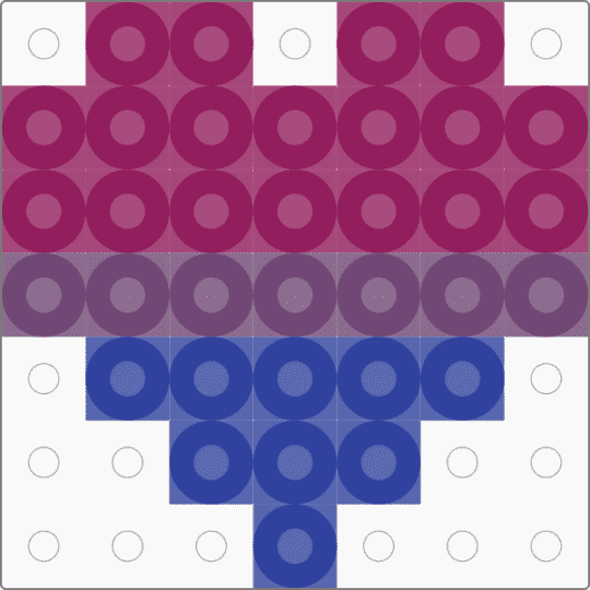 Bisexual Heart - pink,purple,bi,bisexual,gay,pride,queer,love