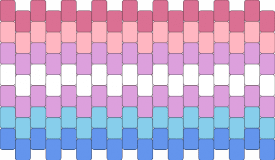 bigender flag - pink,light blue