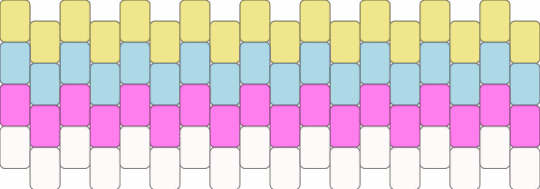age regression flag - yellow,light blue,pink