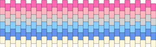 genderflux flag ! - pink,light blue