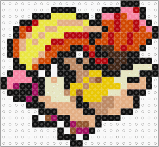 Pidgeott - yellow,red,beige