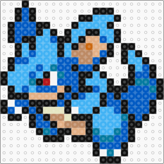 Nidoqueen - light blue,blue