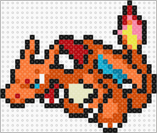 Charizard - red,orange