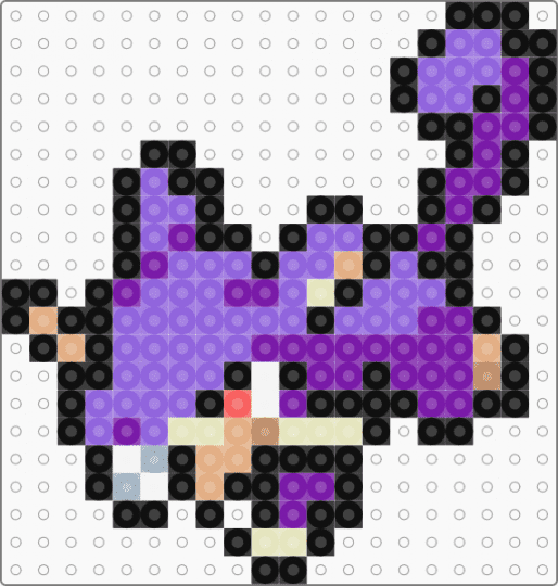 Rattata - rattata,pokemon,gaming,video game,black,purple