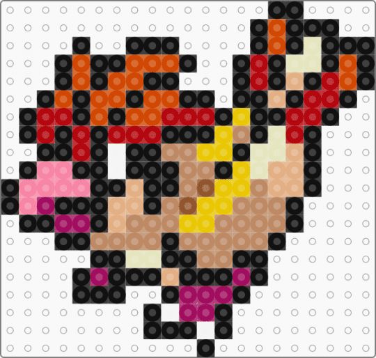 pidgeotto - black,red,tan