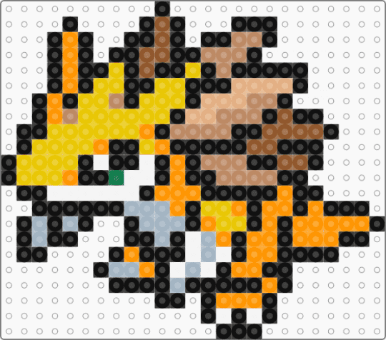 Sandslash - black,orange,tan,yellow