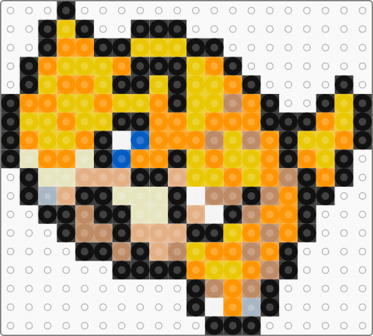 Sandshrew - orange,yellow