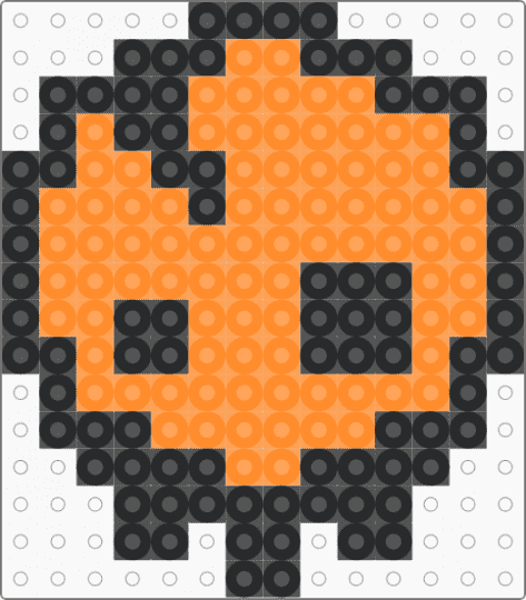 tlt zero_one - black,orange,the living tombstone,small