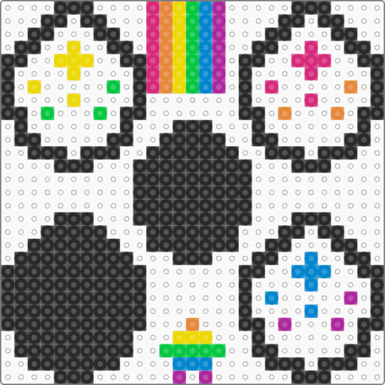 Rainbow shaker - black,blue,pink,yellow,star,rainbow,shaker,gay