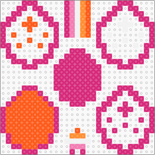 Lesbian shaker - pink,orange