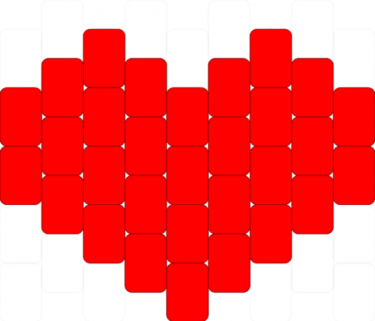 Heart - red