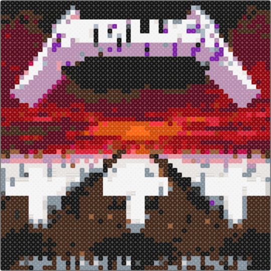 Metallica - pink,brown,red