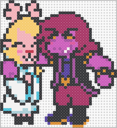 Susie and Noelle - susie,deltarune,noelle,suselle