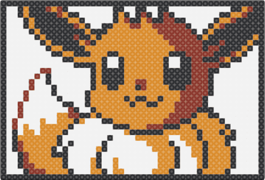 Eevee Pinball - orange,pokemon,eevee,pinball