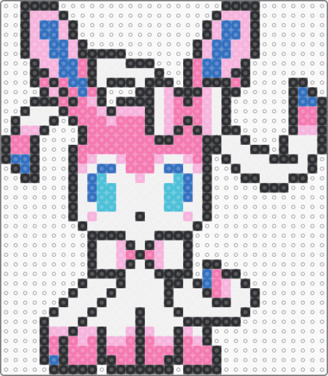 Sitting Sylveon - pink,sylveon,pokemon