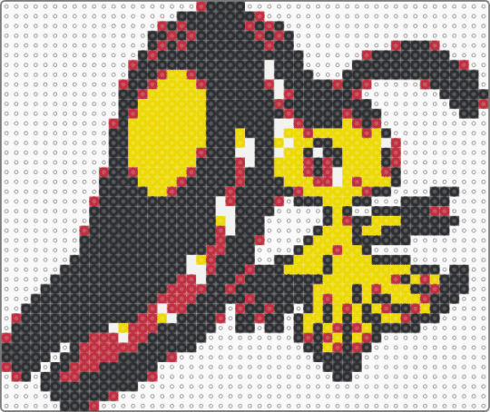 Mawile Full Sprite - black,red,yellow,mawile,pokemon
