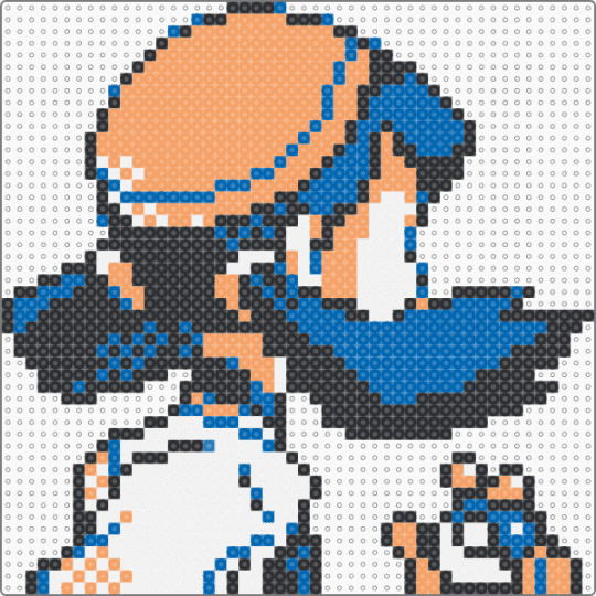 Crystal Female Protag - orange,blue,pokemon,crystal