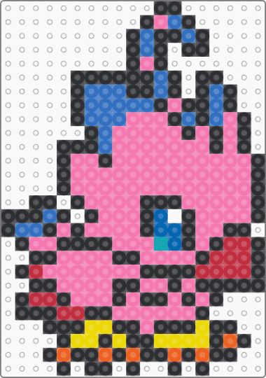 Biyomon - black,blue,pink,biyomon,digimon