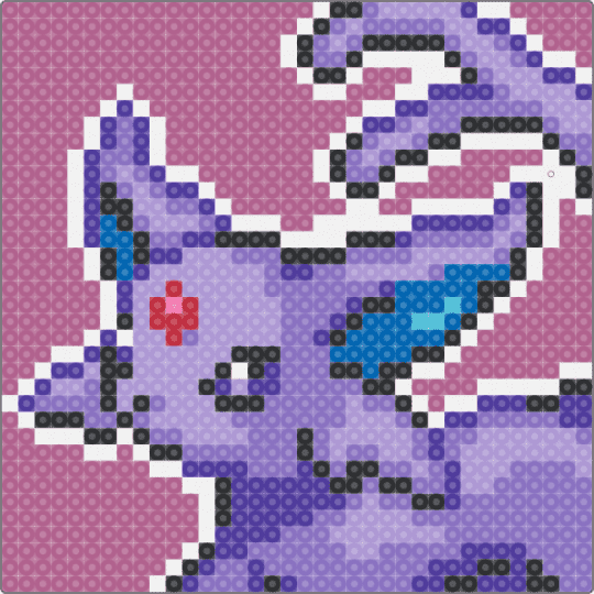Espeon Portrait - pink,blue,espeon,pokemon