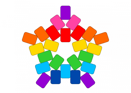 pride stars- Gilbert Baker Pride Flag - 