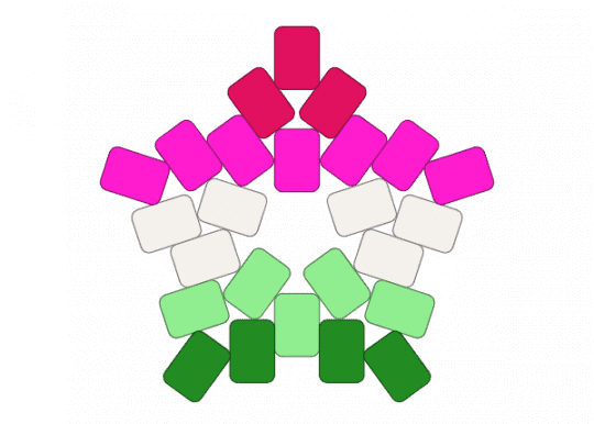 Pride stars- Aroflux - pink, pride