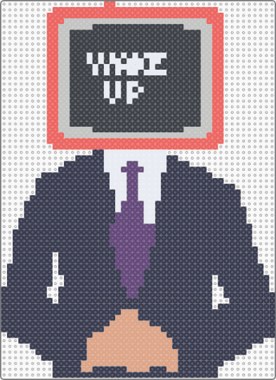Weird core TV vers. 2 - purple, weird