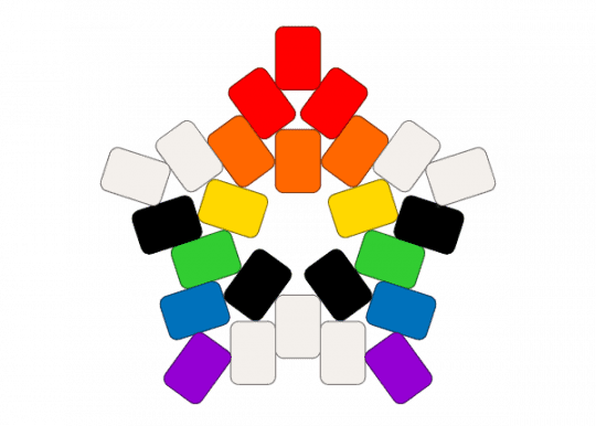 pride stars- Straight Ally - 