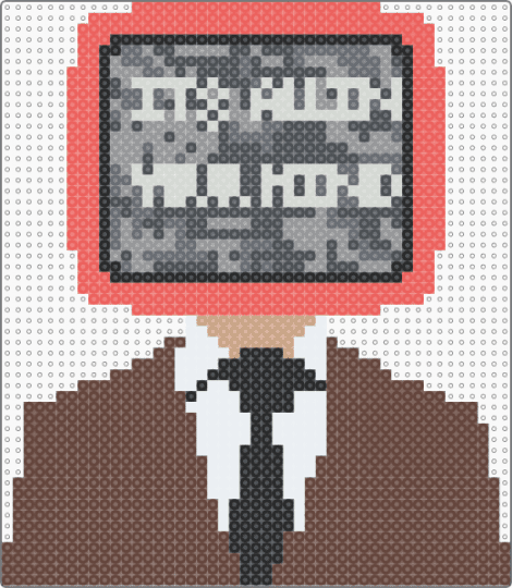 Weird core TV vers. 1 - brown, red, weird, weirdcore