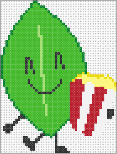 leafy popcorn - green